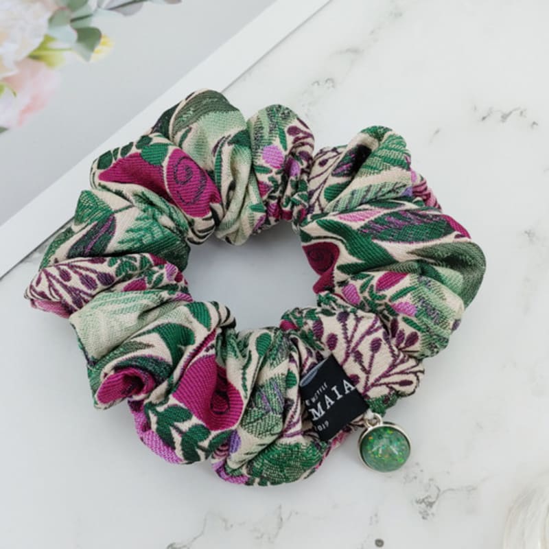 

MAIA Розовый жаккардовый гопчанг шушу резинка для волос - Фиолетовый FREE