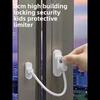 Window Safety Lock Chain: Ventilation, Anti-Theft, In/Out Opening, Child Secure.