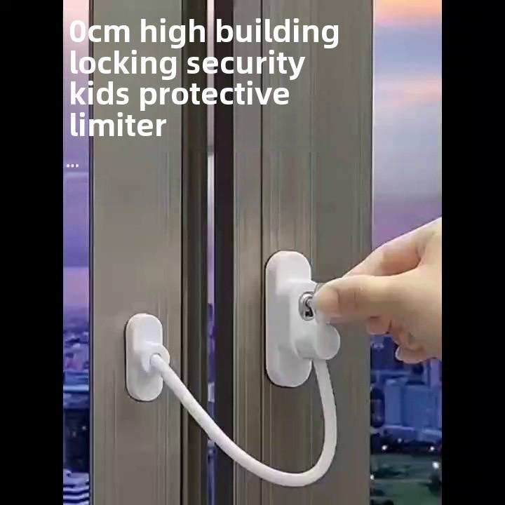 Window Safety Lock Chain: Ventilation, Anti-Theft, In/Out Opening, Child Secure.