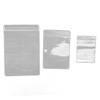 120pcs Clear Jewelry Bags Thickened Oxidation Resistance PVC Clear Jewelry Ziplock Bags for Earrings Rings Jewelry