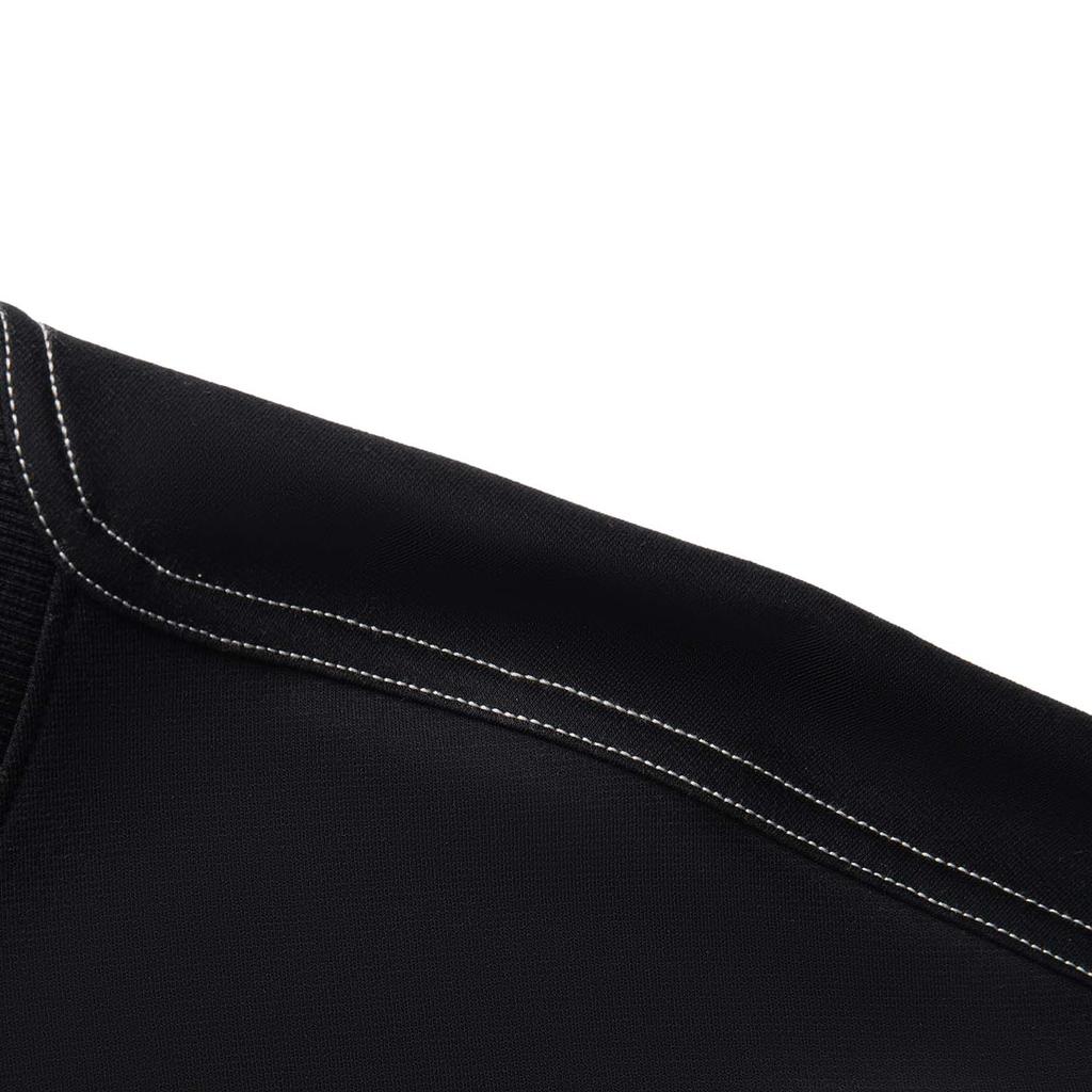 Li Ning Wade Series Einfacher Buchstaben Vielseitiges Rundhals Locker Schulter Pullover Sweatshirt Herren Sweatshirt AWDV257-1