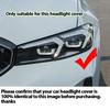For BMW 3 Series G20 G28 Facelift 2023-2025 Car Headlamp Cover Headlight Lens Glass Cover Lampshade Bright Shell Lens Covers