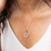 Sisters Love New Necklace Feminine Fashion Pendant Double Color