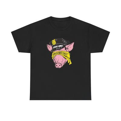On Something Pigs Graphic T-Shirt Unisex Heavy Cotton Tee NEW Unisex T-Shirt