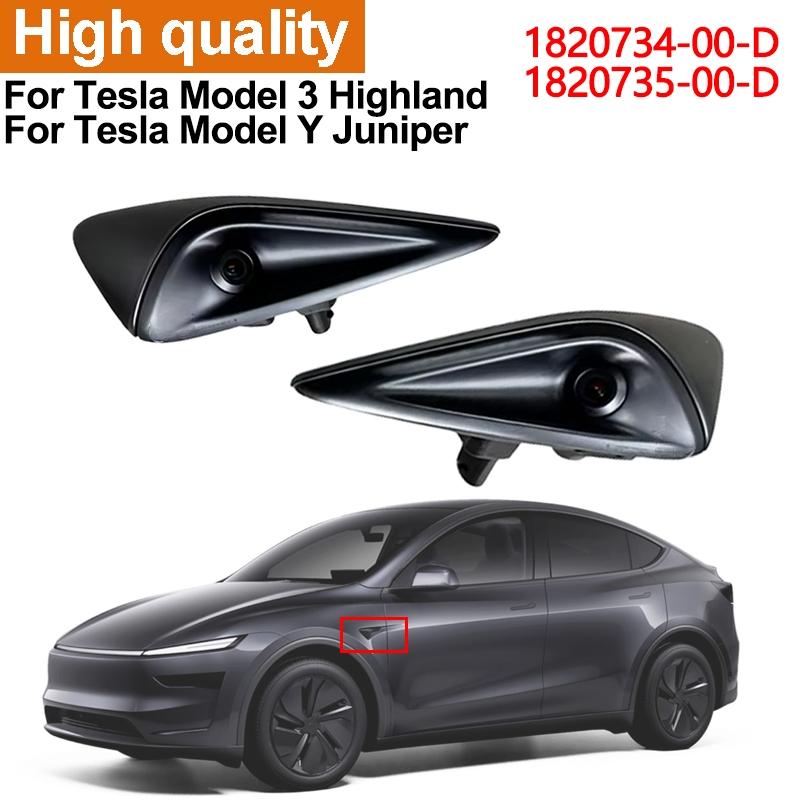 Side Fender Turn Signal Camera Blind Spot Assist Light For Tesla Model 3/Y Highland Juniper 2024-2026 1820734-00-D 1820735-00-D