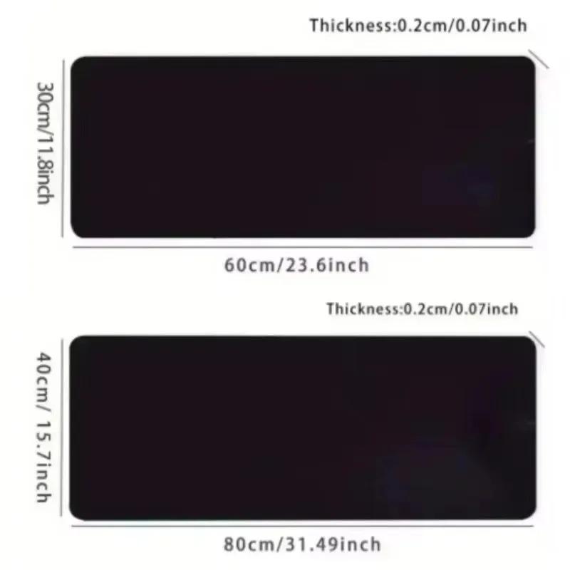 Japanese Samurai Mouse Pad Desk Mat XXL Black and White Gaming Keyboard Mat Large Oni Samurai Deskpad Ghost of Tsushima Mice Pad