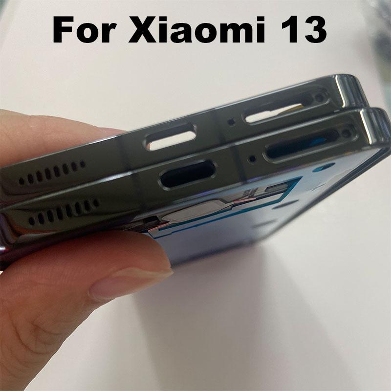 Per Xiaomi 13 Telaio Centrale Cornice Anteriore Supporto LCD Piastra Posteriore Telaio Sostituzione MI 2211133C 2211133G