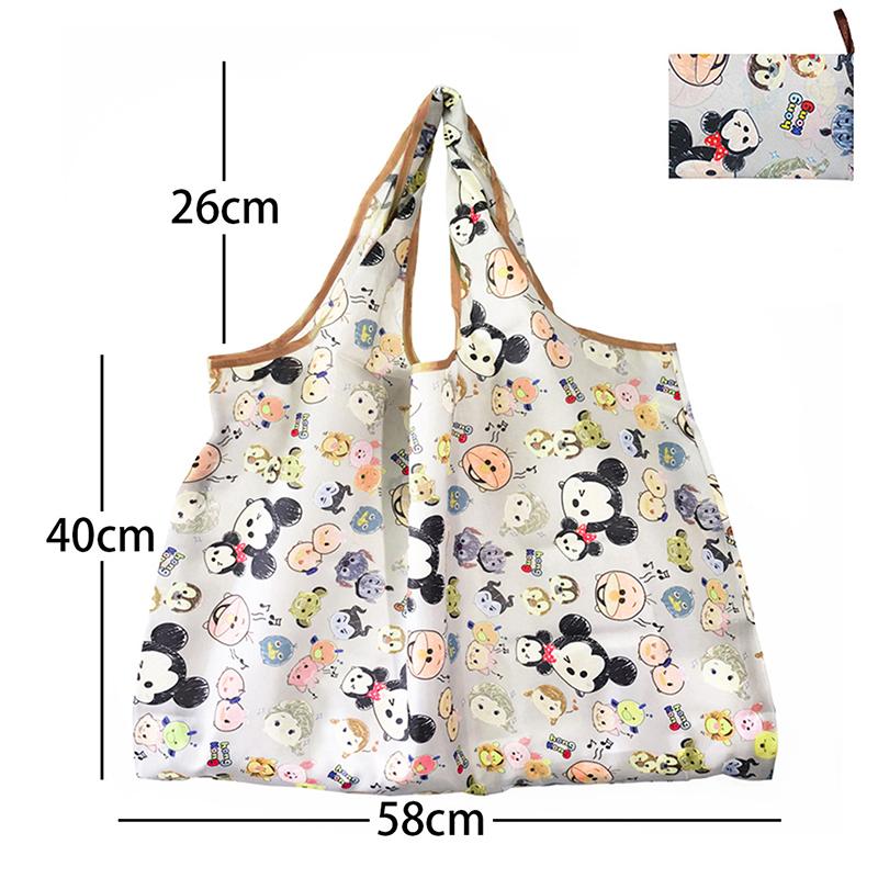 Reusable Grocery Bags Large Washable Shopping Bags Portable Foldable Environmental Friendly Heavy-Duty Handbags