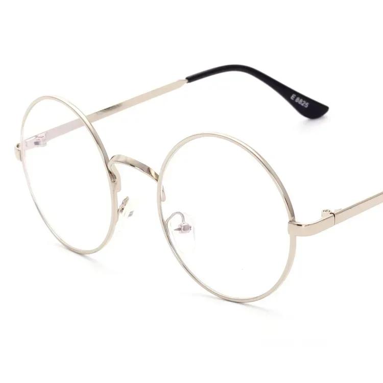 Cosplay Anime Frame Round Metal Flat Retro Art Glasses Adult Children Gift Clothing Props Men Women Dress Up De Grau