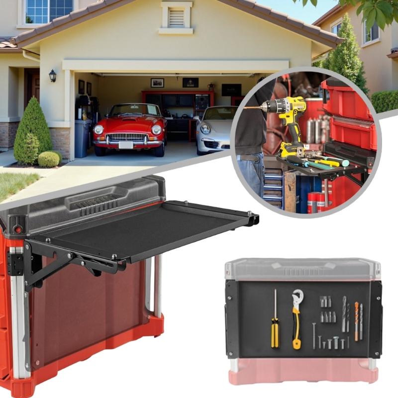 Stacja robocza do mocowania narzędzi z magnetyczną tacą Składany aluminiowy stół z mechanizmem szybkiego uwalniania do naprawy