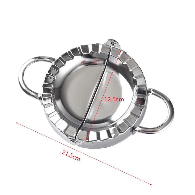 304 Stainless Steel Dumpling Maker Kit: Mold, Filling Spoon, Skin Cutter
