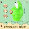 2pcs Stress Frog Toys Tongue Sticking Out Novelty Relief Squeeze Dinosaur Toy Sensory Toy Gift for Kids Adult Party