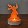 Top Quality Rabbit Holder Molds Candlesticks Silicone Molds Easter Rabbit Molds