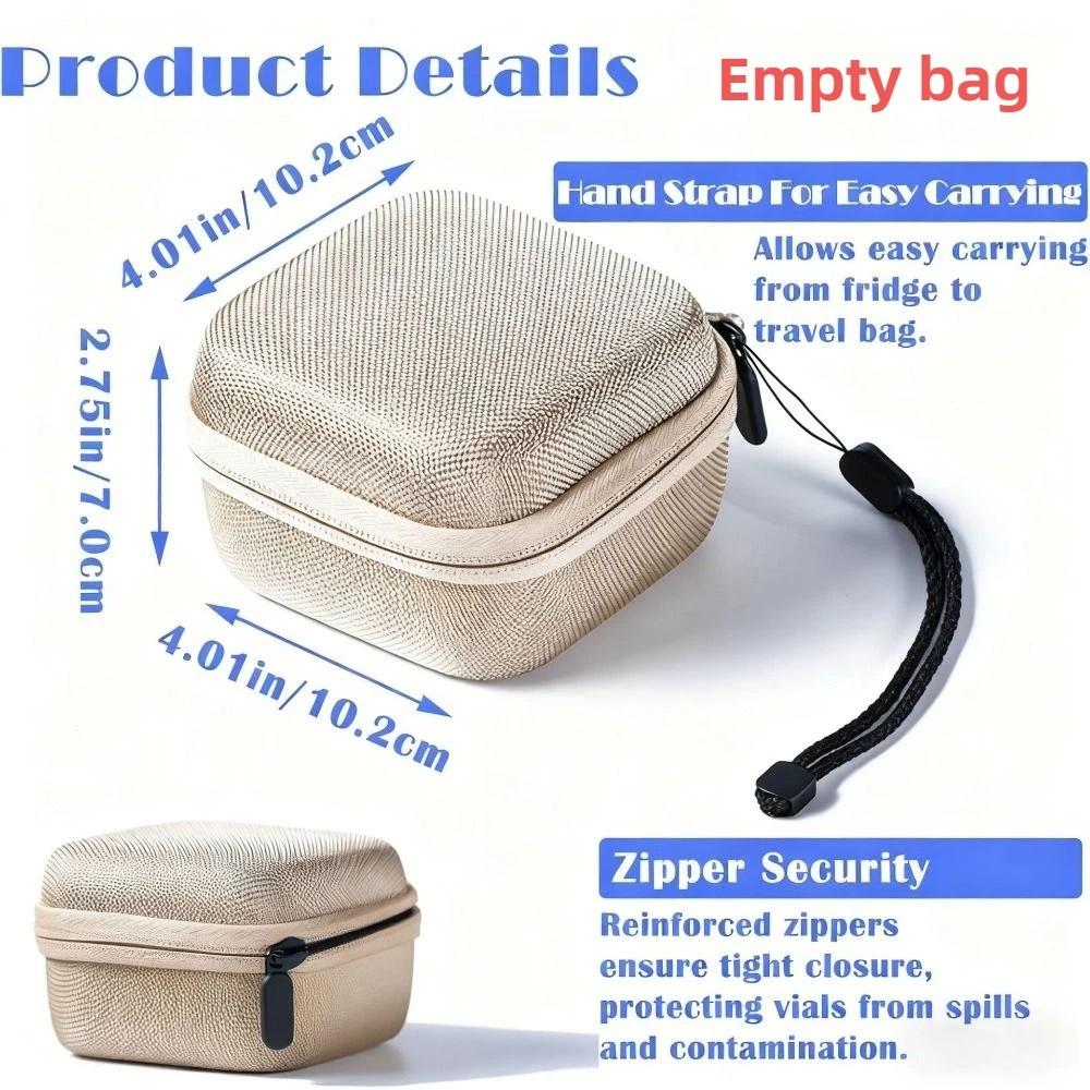 10ML Insulin Vial Storage Case Waterproof 9 Slots Essential Oil Case Wear-resistant Dust-proof Insulin Organizer for Home