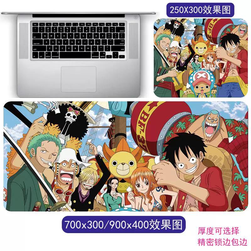Cartoon Anime ONE PIECE Mouse Pad Oversized One Piece Roronoa Zoro Monkey D. Luffy Animation Game Office Computer Desk Mat Two-dimensional Peripheral