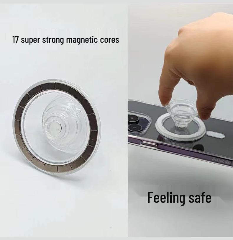Cute Cartoon Cat Paw Airbag Silicone Magnetic Phone Holder
