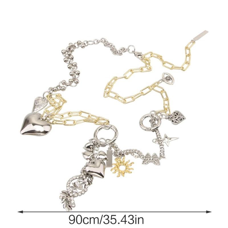 Vintage Women Waist Belt Vintage Thin Y2K Style Belt with Pendant Women Metal Commuting Waist Belt