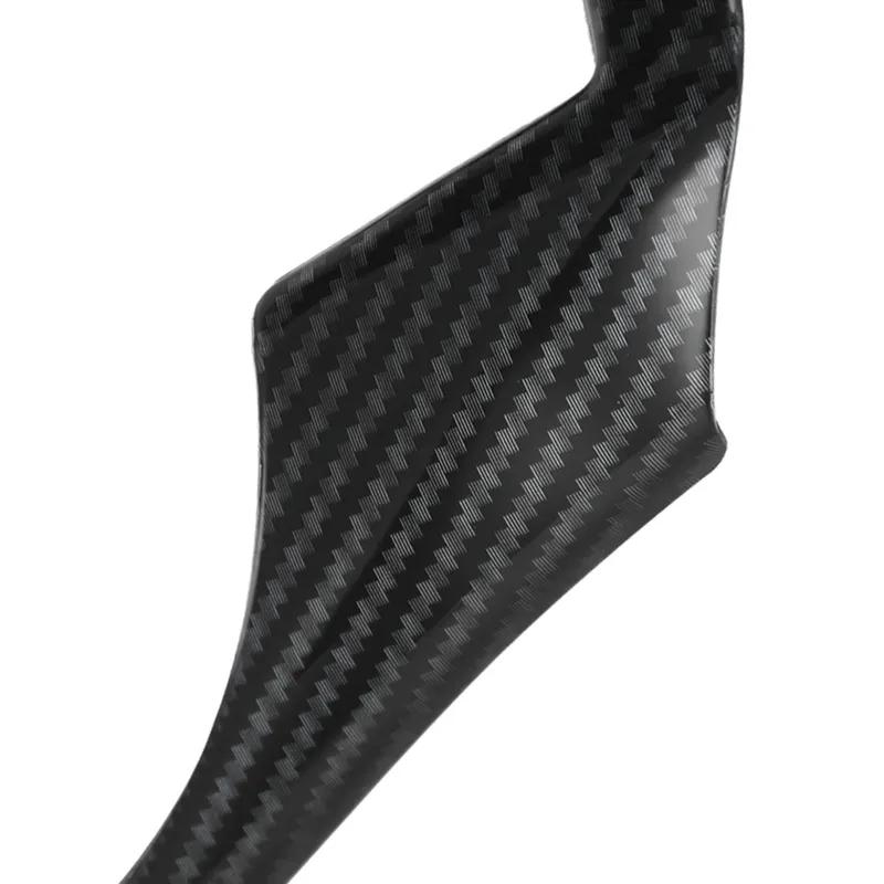Car Carbon Fiber Car Steering Wheel Panel Cover Trim For Mazda-3 For Axela 2014-2016 Auto Steering Wheel Trim Decoration Sticker