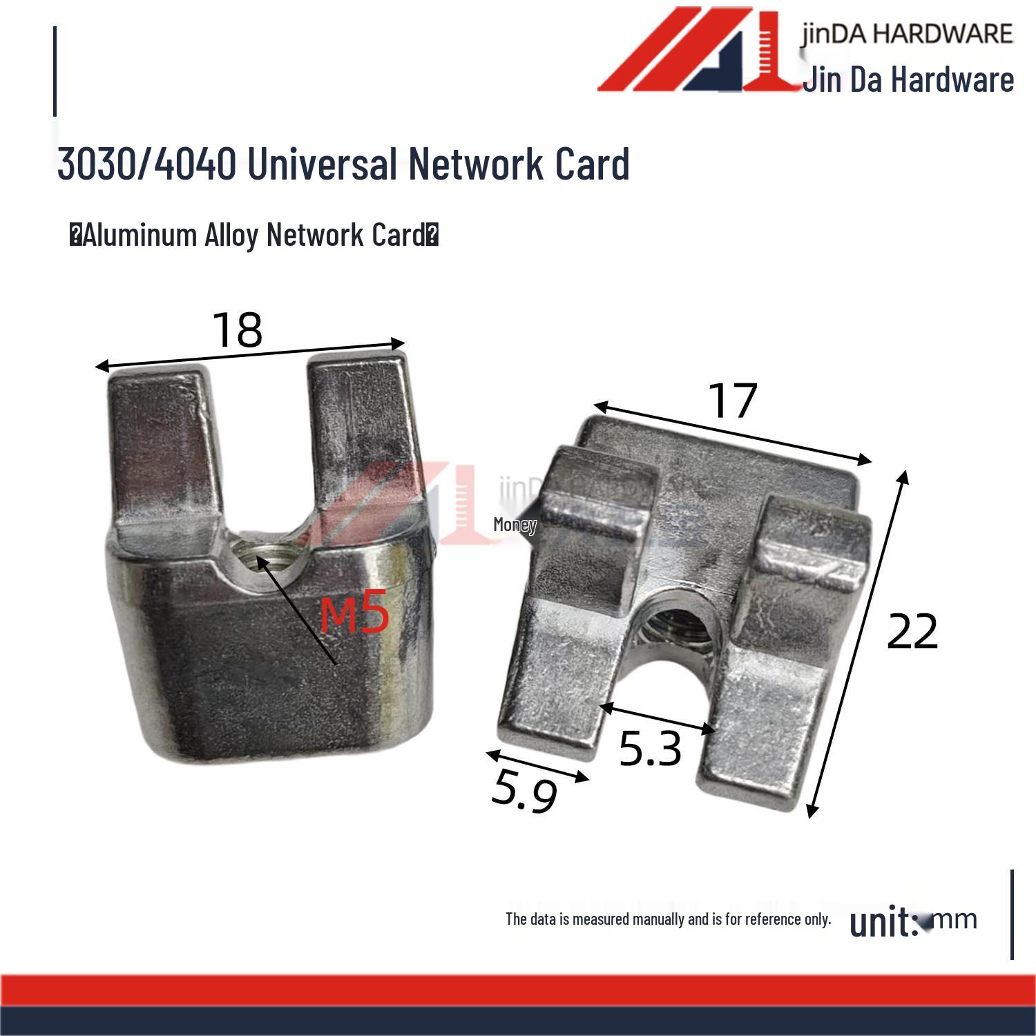 Universal European Standard Network Card Mounting Clip Set