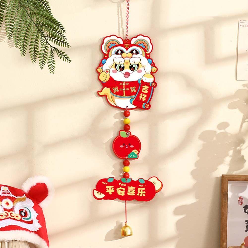 Festival 2025 New Year Lucky Pendant Traditional Spring Festival Supplies  Yard Wall Room Decor