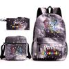 Poppy's Game Time Starry Sky Elementary School Bag Nightmare Animal Large Capacity Backpack Three-piece Set