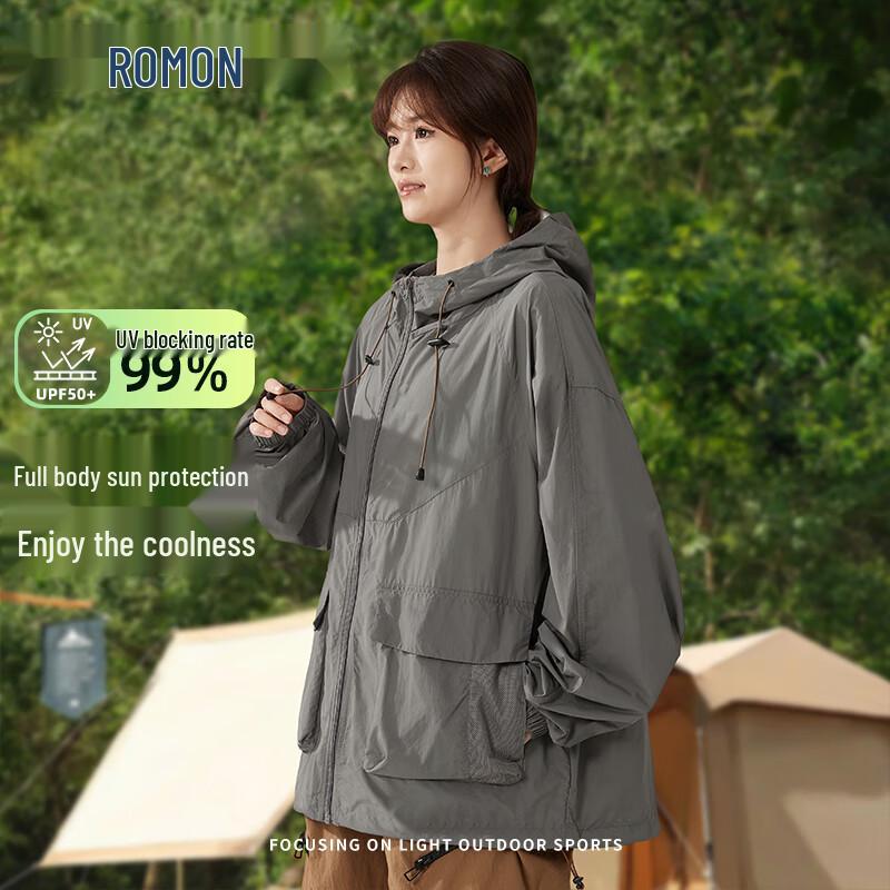 

ROMON UPF50+ Ice Silk Sun Protection Jacket (Unisex) 4XL