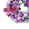 Artificial Christmas Wreath Ball Ornament Hanging Decor for Farmhouse