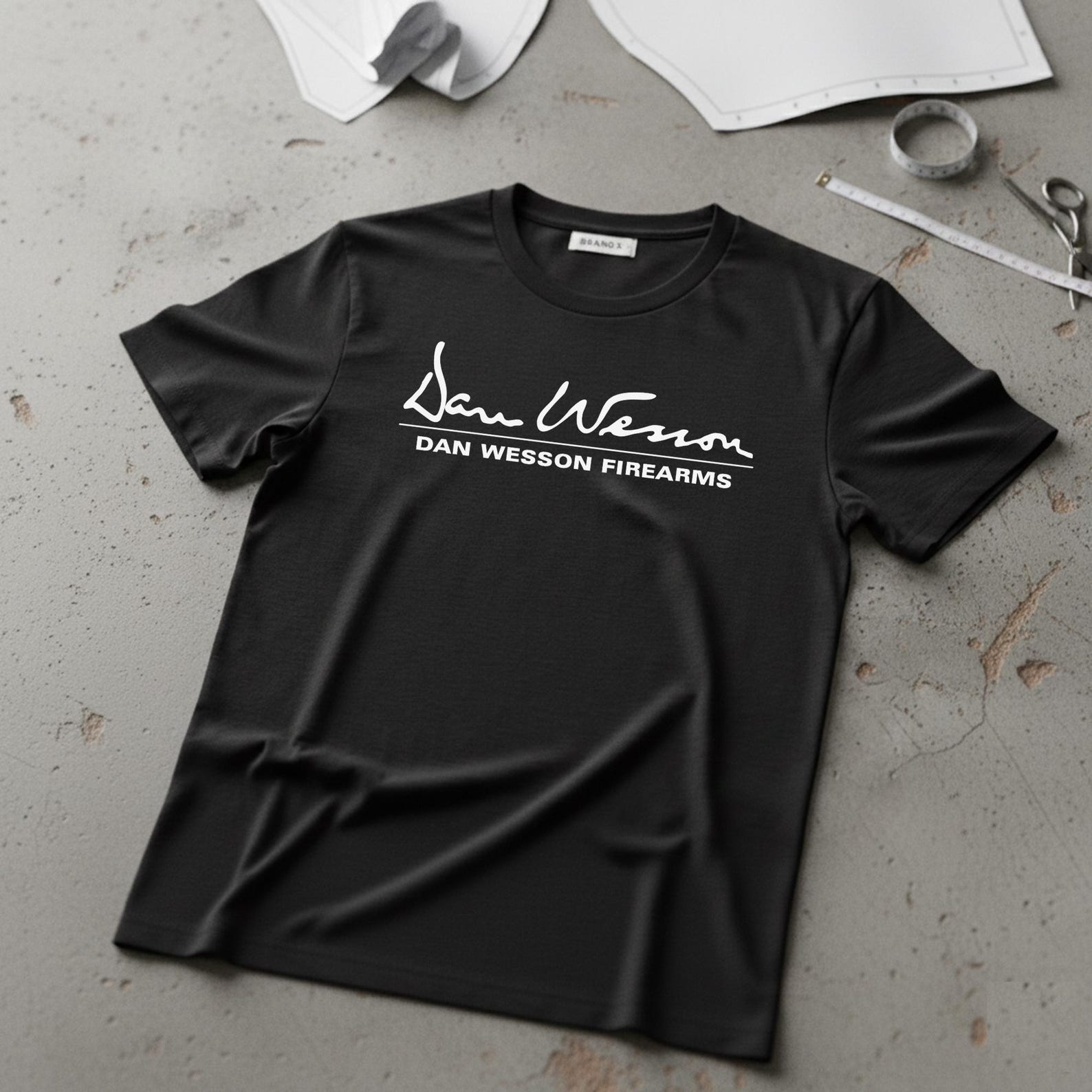 Dan Wesson Firearms Graphic Tee, Vintage Style Shooting Apparel M