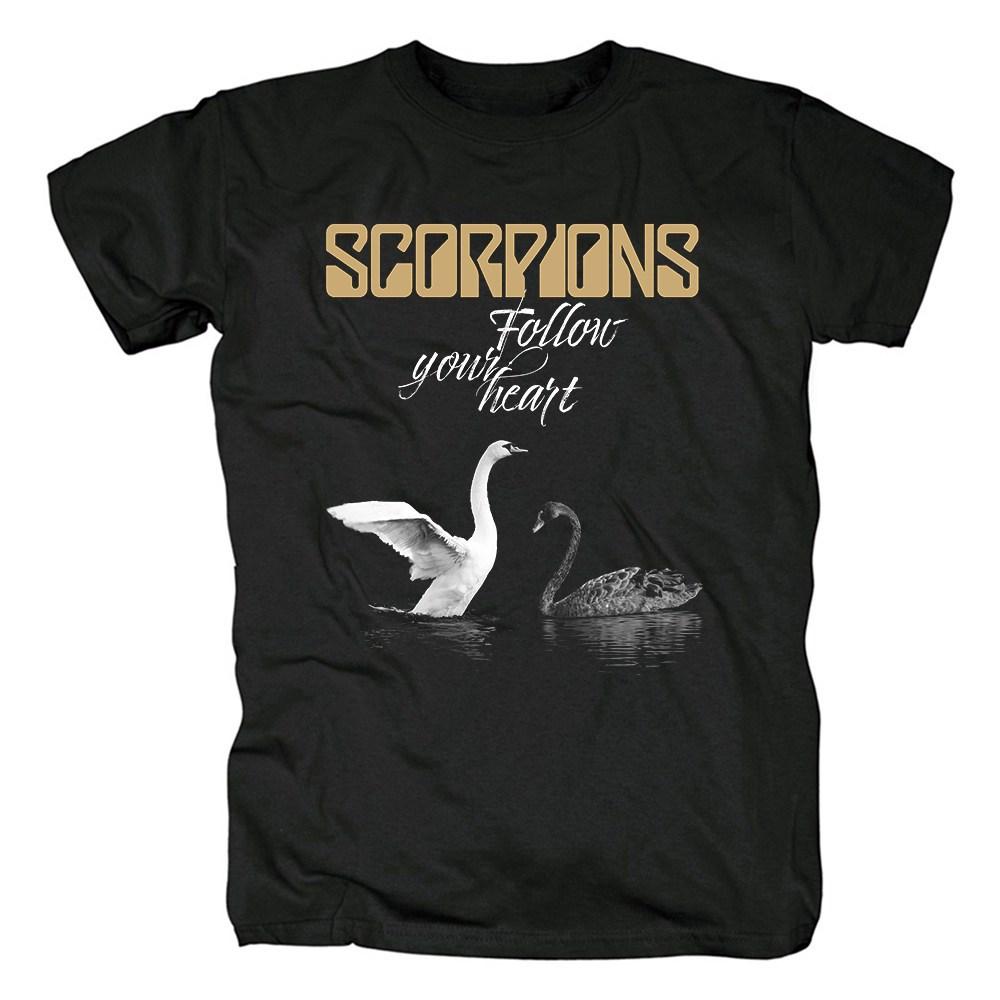 The Scorpion Band A Heavy Metal Rock Band Wears Darkthemed Shortsleeved Tshirts M