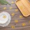 30th Happy Birthday Confetti Decorations - Number 30 Gold Glitter Table Confetti for 30th Birthday, 30th Anniversary Wedding Party Supplies