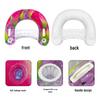 Fire Dragon Fruit Inflatable Water Sofa: Single-Person U-Shaped Pool Float