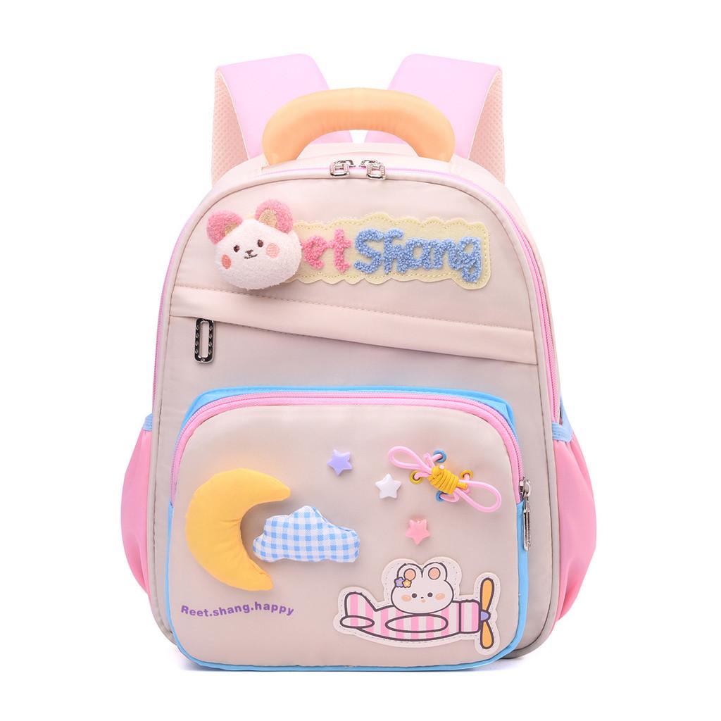 Kids School Backpack With Oxford Cloth Soft Lightweight For Toddlers And Children