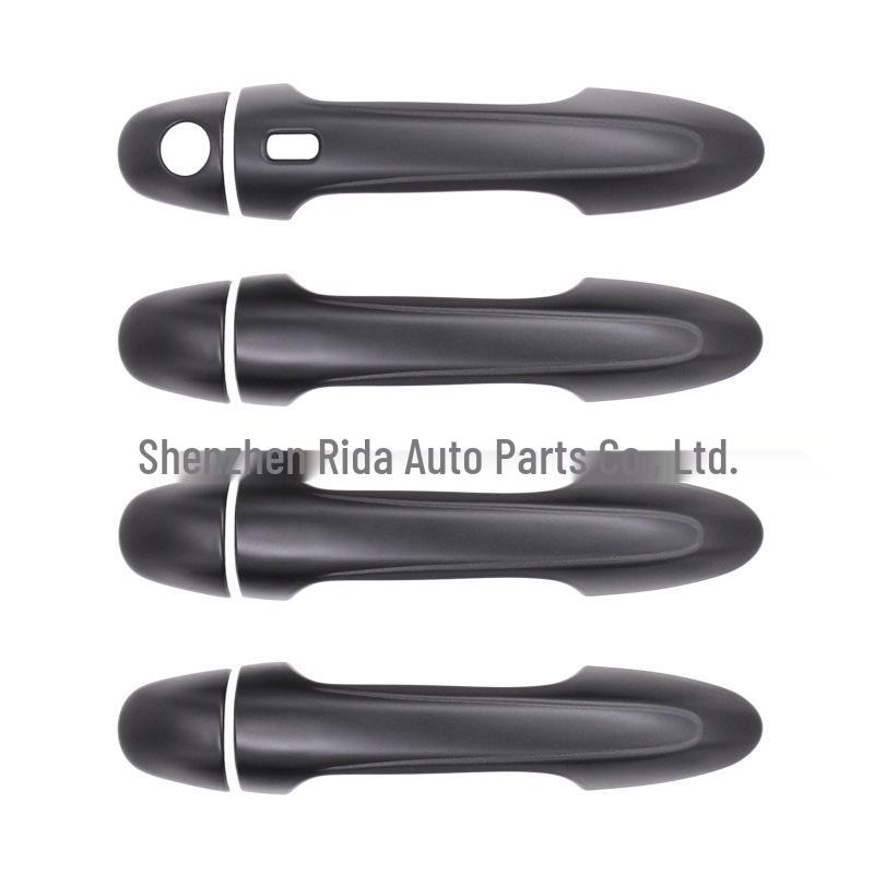 Toyota Hilux 2021+ Low-Spec REVO Full Set Matte Black Handle & Lampshade Kit