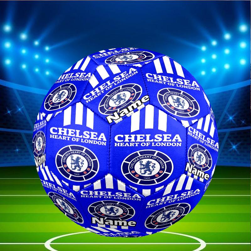 Custom Name Personalized Football Club F.C-A Print Size 5 Soccer Ball Training & Match Football, for Team, Kicking, Gift for Football Enthusiasts