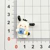 20/100PCS Cartoon bright face spring outing puppy DIY resin accessories phone case hair clip handmade material