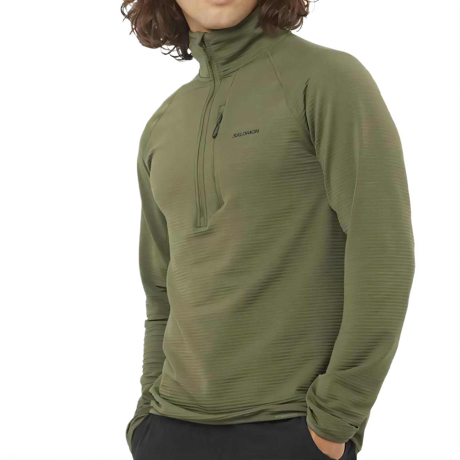 SALOMON ESSENTIAL LIGHTWARM Jacket Men s Grape Leaf C24445 S
