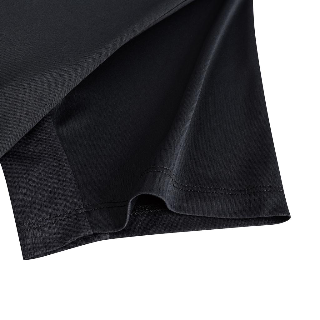 Anta Training Short Sleeve Knit Shirt Summer T-Shirt Men Tops Basic-Black 952627101-5