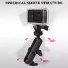 Bicycle Holder Bracket Anti-shock Motorcycle Camera Holder Bike Handlebar Mount For Action Camera /Video Recorder 360 Rotating