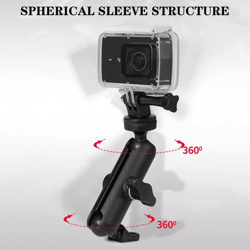 Bicycle Holder Bracket Anti-shock Motorcycle Camera Holder Bike Handlebar Mount For Action Camera /Video Recorder 360 Rotating