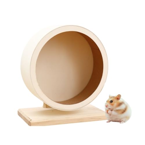 

Blue Bird Basket Hamster Exercise Wheel for Guinea Pigs, Hedgehogs, and Small Animals - Wooden Toy Wheel for Relieving Lack of Exercise and Running