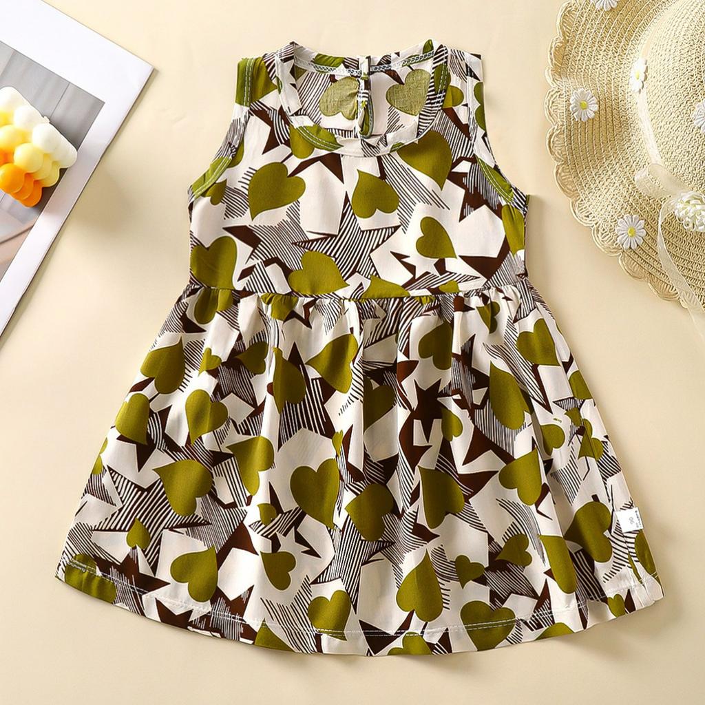 Children's Clothing Baby Princess Dress Girls Dress Children's Summer Dress Children's Skirt Artificial Cotton Cotton A-line Skirt