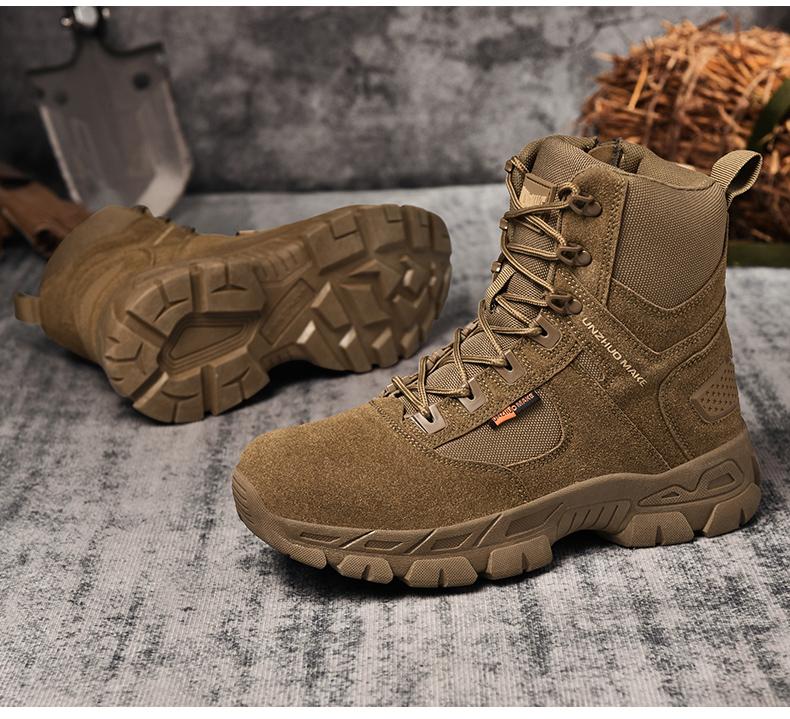 

Мужские большие кроссовки зимние ботинки для снега теплые меховые водонепроницаемые кожаные горные ботинки для активного отдыха тактическая обувь черные армейские ботинки 39 коричневый