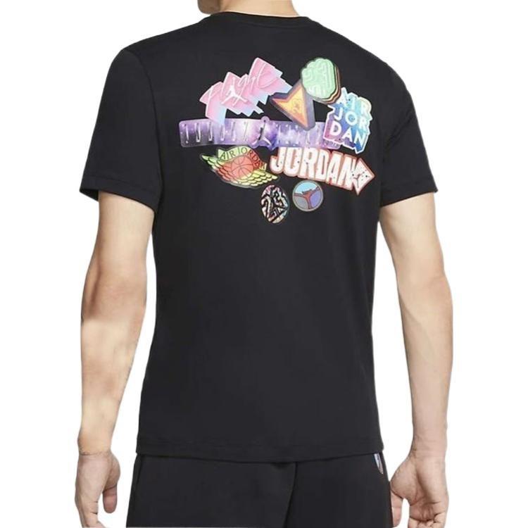 Jordan All Star T Shirts Men's Crew Neck Moderate Straight Fit CD5639-010