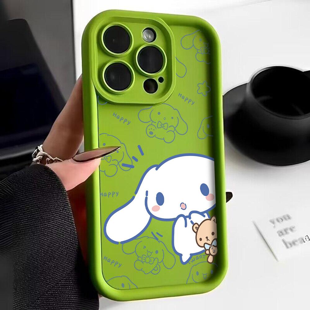 Sanrio New Cinnamoroll Phone Case For IPhone 16 15 14 13 12 11 Pro Max Mini XR XS X 7 8 Plus Soft TPU Back Cover