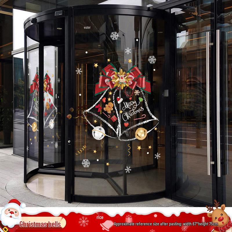 Santa Claus Window Cling Christmas Decoration Decal