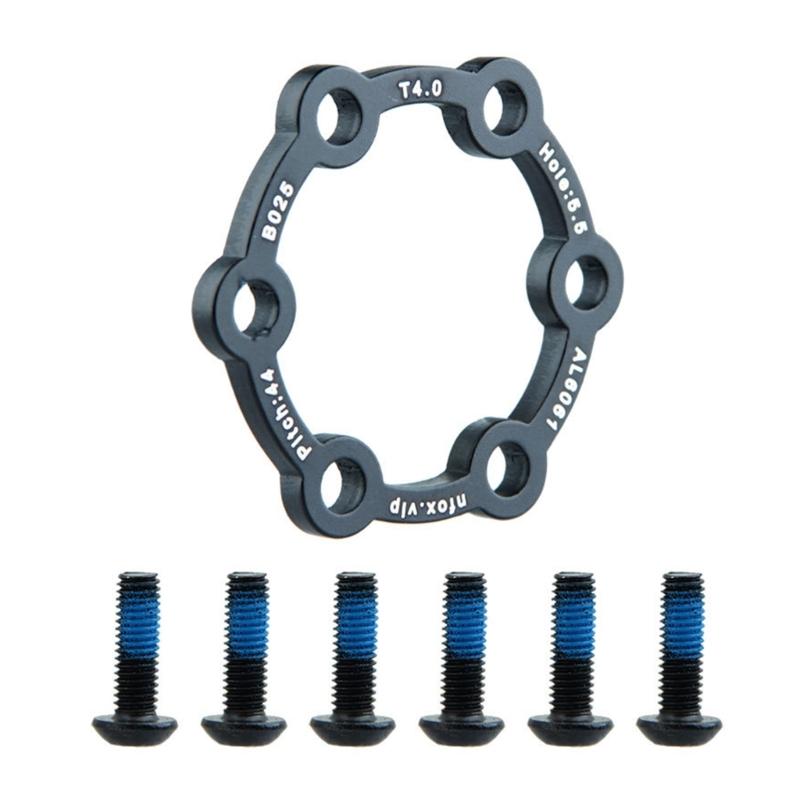 Electric Scooter Brake Disc Aluminium Alloy 6 Hole Brake Disc With 6 Screws Disc Brake Rotor Bicycles Brake Accessories