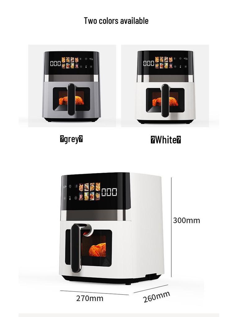 Multifunktionaler Smart Air Fryer mit großem Fassungsvermögen & Touchscreen-Display