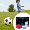 Football Step Noise Reduction Training Fitness Control Ball Non-Slip Mat Indoor Sports Socks Red Marker Disc for Indoor Training