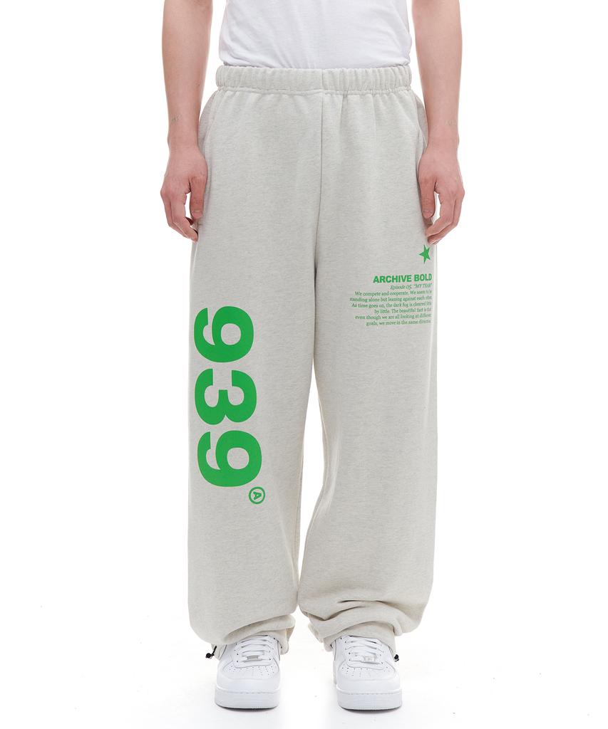 Akaibeuboldeu 939 Logo Sweat Pants (Oatmeal)