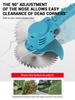 Electric Lawn Mower Length Adjustable Handheld Cutter Cordless Garden Grass Cutting Trimmer For Makita 21V Battery